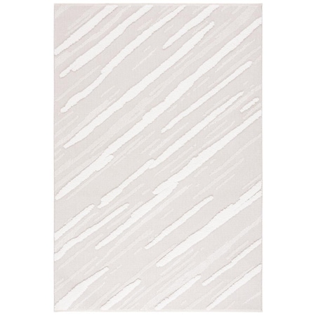 Safavieh 5 ft. 3 in. x 7 ft. 6 in. Trends Flat Weave Rectangle Area Rug Beige & Ivory TRD118B-5